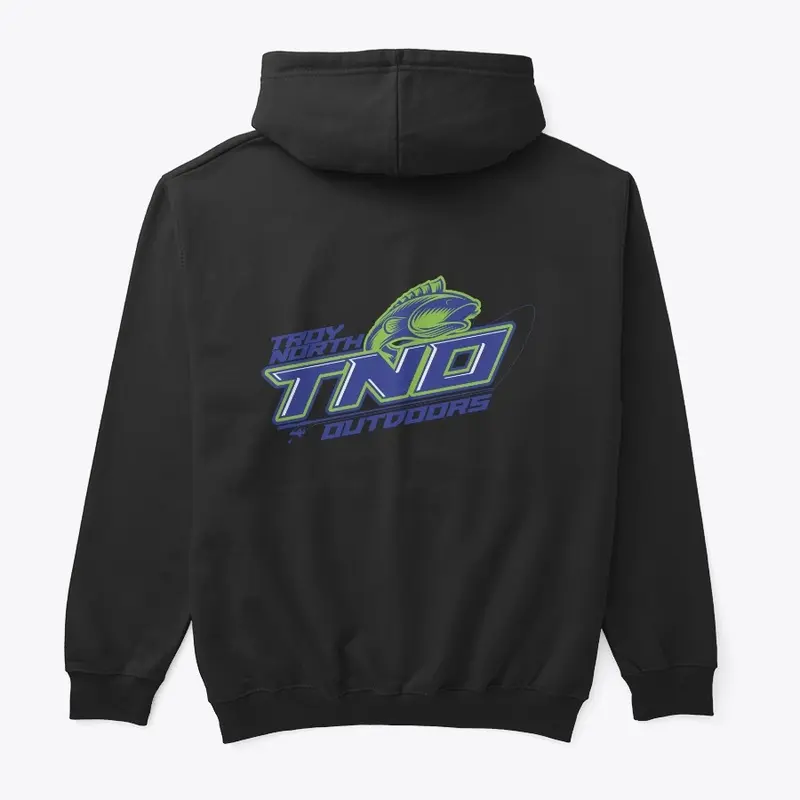 Hoodie with front AND back logo!