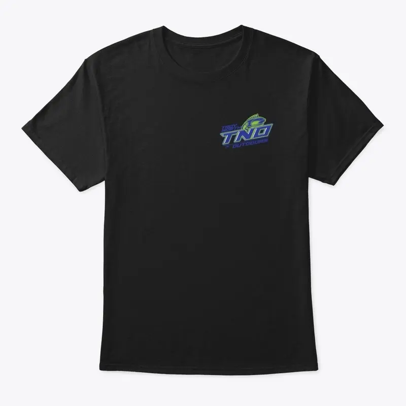 T-Shirt in Black with Front/Back Logo